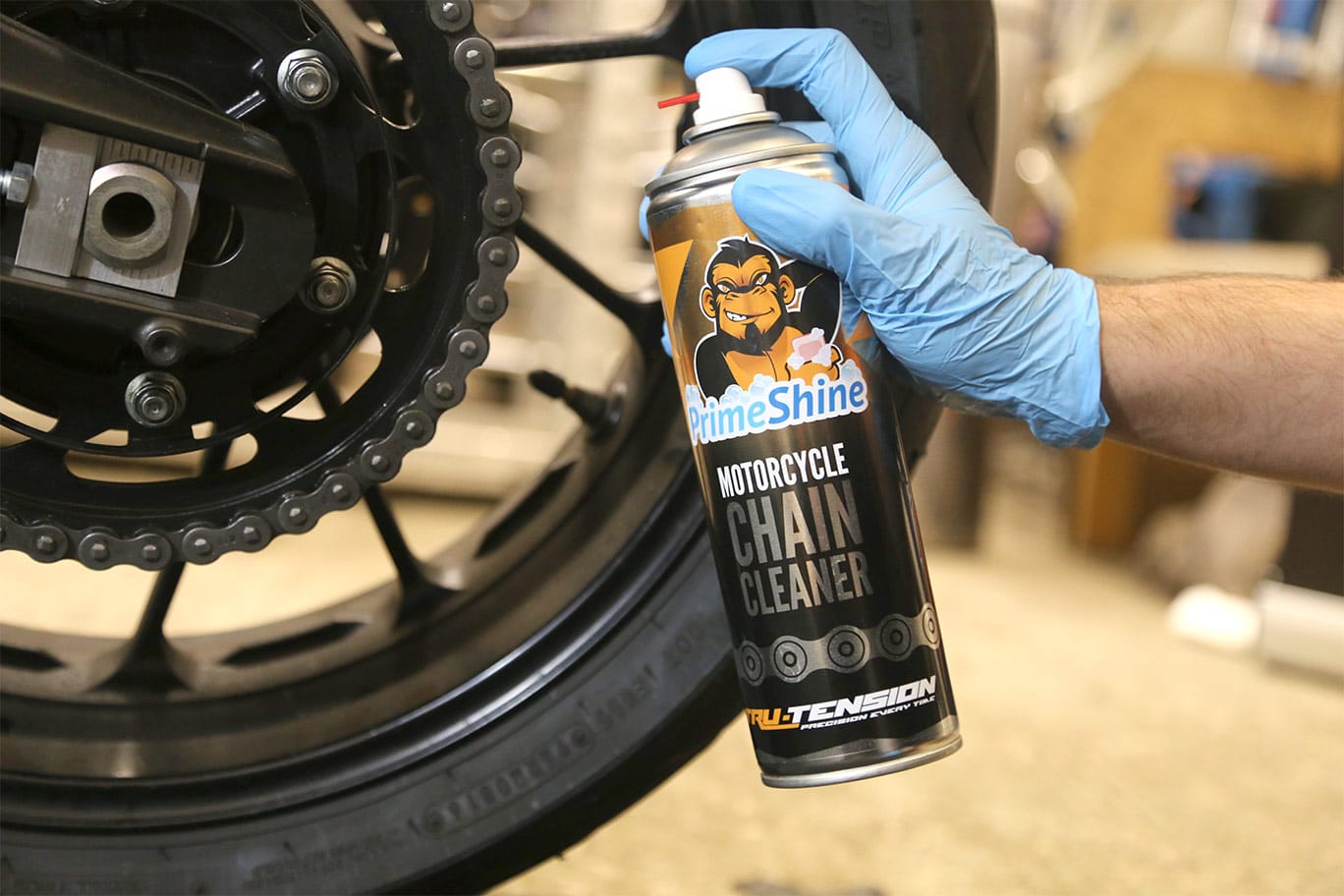 How to Lube a Motorcycle Chain, Bert's Mega Mall